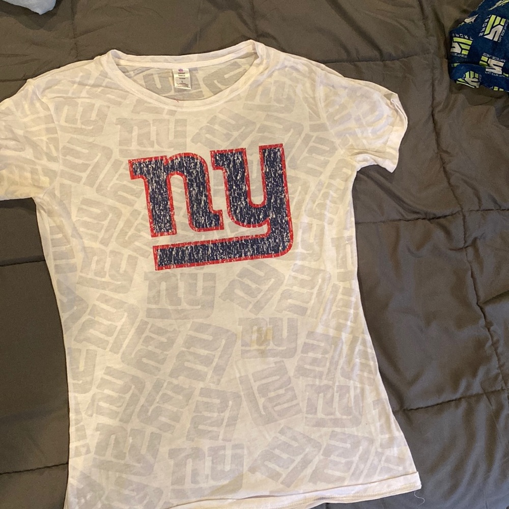 Women’s Large NY Giants sheer top